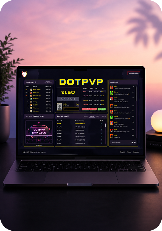 DOTPVP Dashboard preview